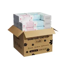 Khăn Giấy Ăn 4 Lớp Gumi 300 Tờ